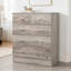 Commode haute 5 tiroirs Rustic Gray