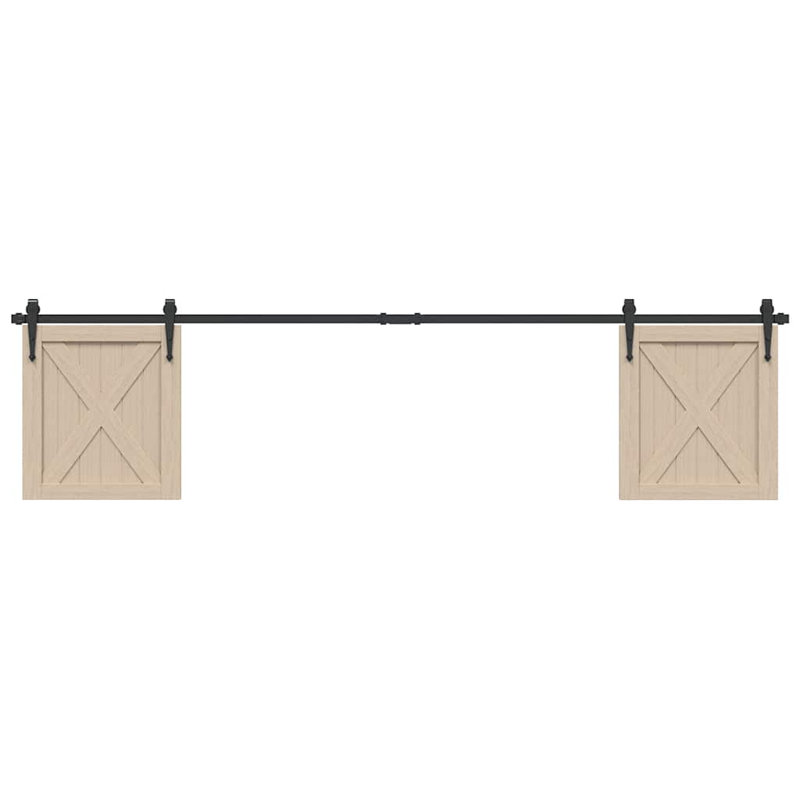 Satrogan Barn Door Hardware Kit, 213cm (Double)