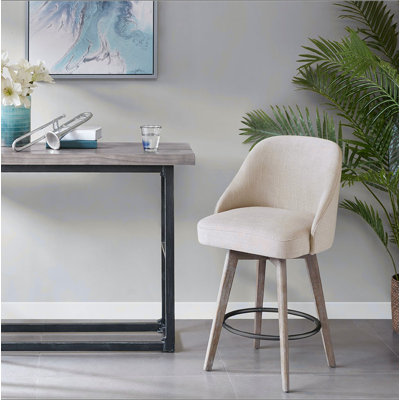 Tabouret de comptoir avec siège pivotant