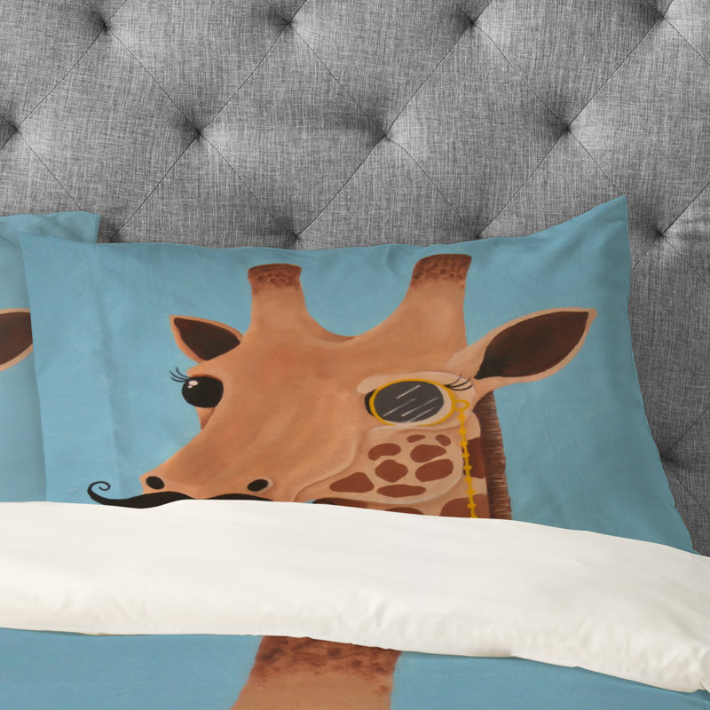 Mandy Hazell Gentleman Giraffe Pillowcase, King