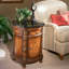 Montero Fossil Stone Drum Side Table