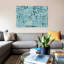 « blue tiles » par blakely ring, impression sur toile tendue-31926533-73620279-73620280