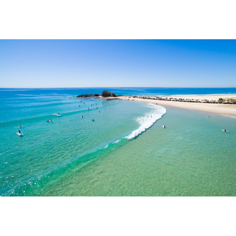 Gold Coast In Queensland - Wrapped Canvas Print, 81cm H x 122cm W x 3.8cm D