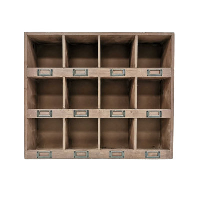 Dysen 3 Piece Square Solid Wood Cube Shelf