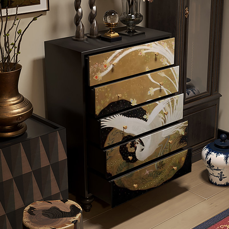 Armoire décorative à tiroirs d'art français