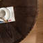 Table basse 35,4 po en brun. Pieds en bois massif et surface élégante. Pour le café, la décoration, la lecture. Table ronde offerte. Idéal pour la décoration. Garantie-897871586