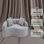Ensemble de canapé rembourré en S en chenille-798543021