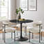 Table de bar Lippa, plateau rond en marbre artificiel, par Modway-410900533-471470867-471470868