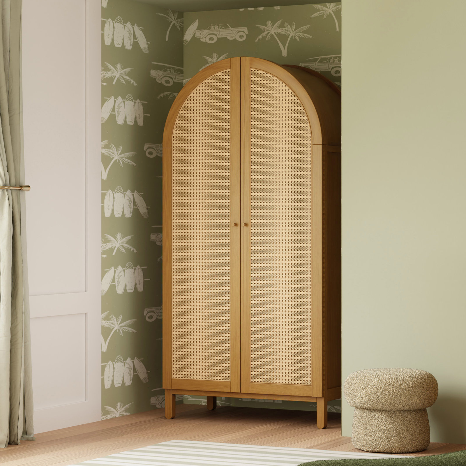 Bondi Cane Armoire, Assembled