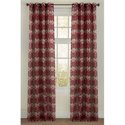 Ikat Linen Drapery Sheer