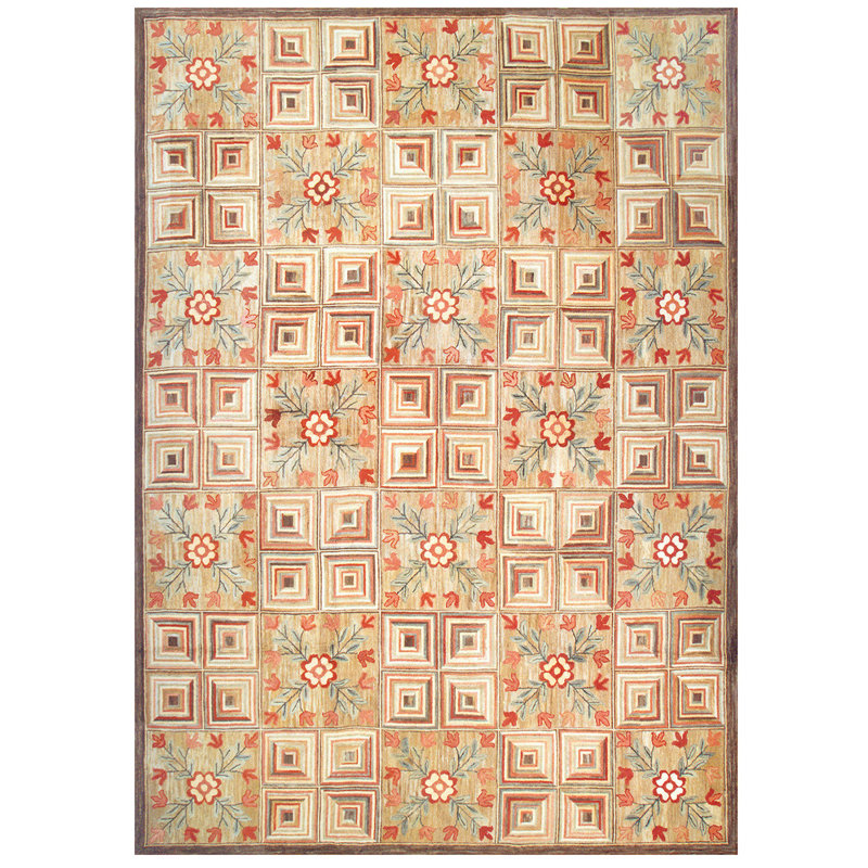 Hand Hooked Wool Area Rug