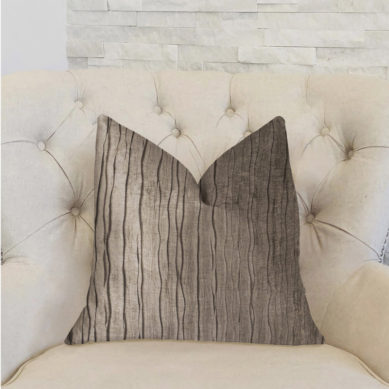 Oreiller luxueux solitude, 16 po x 16 po, Coussin décoratif