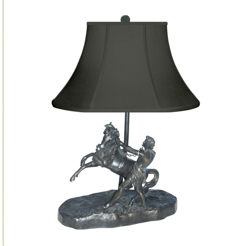 Ancien Cavalier Metal Table Lamp