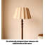 Lampe sur pied en tissu et bois de style français rétro-118502985
