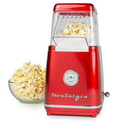 Nostalgia Retro Hot Air Popcorn Popper Machine