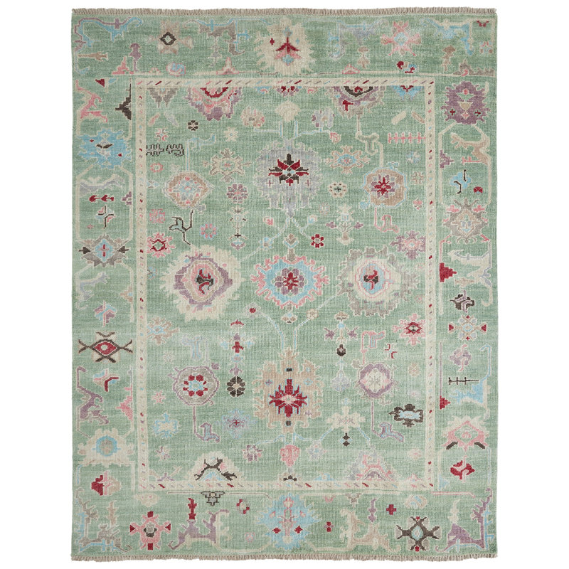 Kali - Mint, Rectangle 9' x 12'