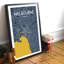 Melbourne City Map - No Frame Print-1798643822