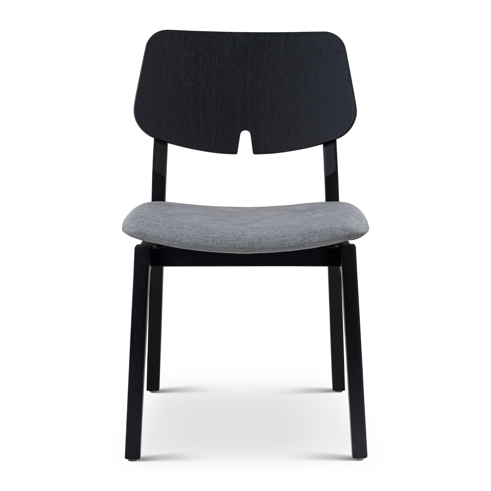 Dyron Oak Dining Chair, Essence Gray/Ebano