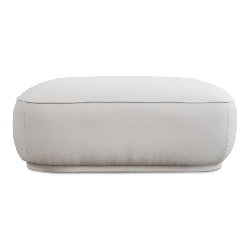 Marion Square Standard Ottoman, White