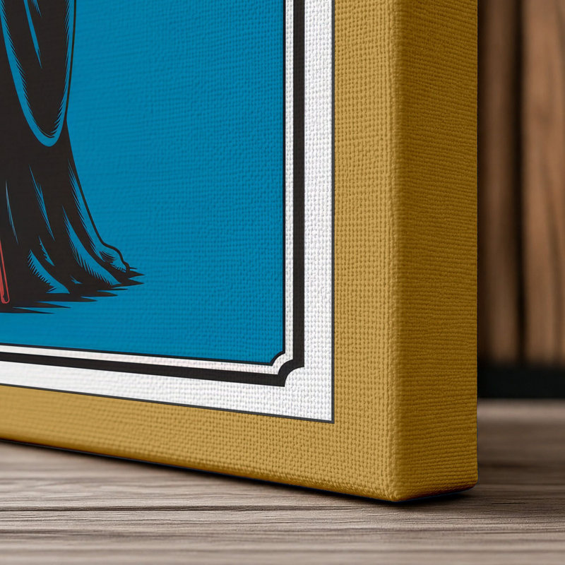 Reaper Kingdom Graphic - Wrapped Canvas, 24x16 - 61.0 x 40.6 cm, Ochre Border