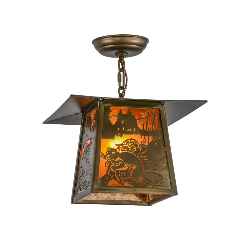 Greenbriar Oak 1 - Light Chandelier