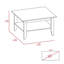 Table basse avec rangement