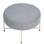 Devencove 60cm Wide Round Solid Colour Cocktail Ottoman-573812221