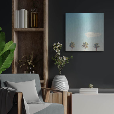 Art mural en métal luxueux «Noon on Sunset» par Decent Exposures, 24 po x 24 po