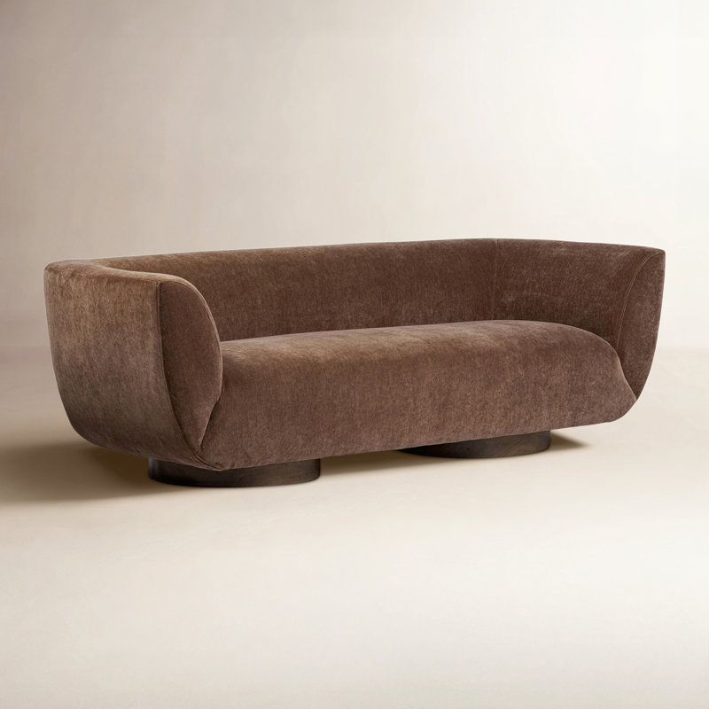 Sabine Sofa, Amici Tobacco Polyester Blend