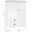 Gaughan 2 Door Solid Wood Wardrobe