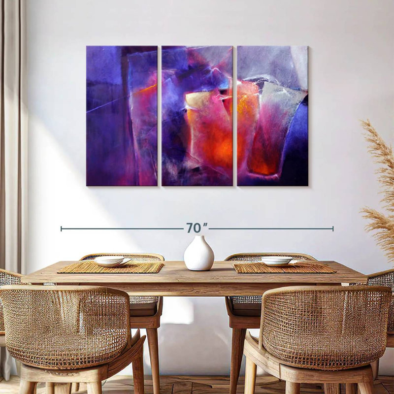 Avery Blue And Orange, 36" H x 57" W