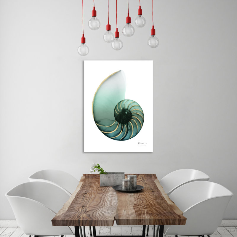 Shimmering Snail 4 - Wrapped Canvas Print, 122cm H x 91cm W x 4cm D