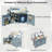 Outdoor Kitchen Island with Stainless Steel Top-1208146644