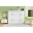 Queen  Size Murphy Bed Wall Bed,White