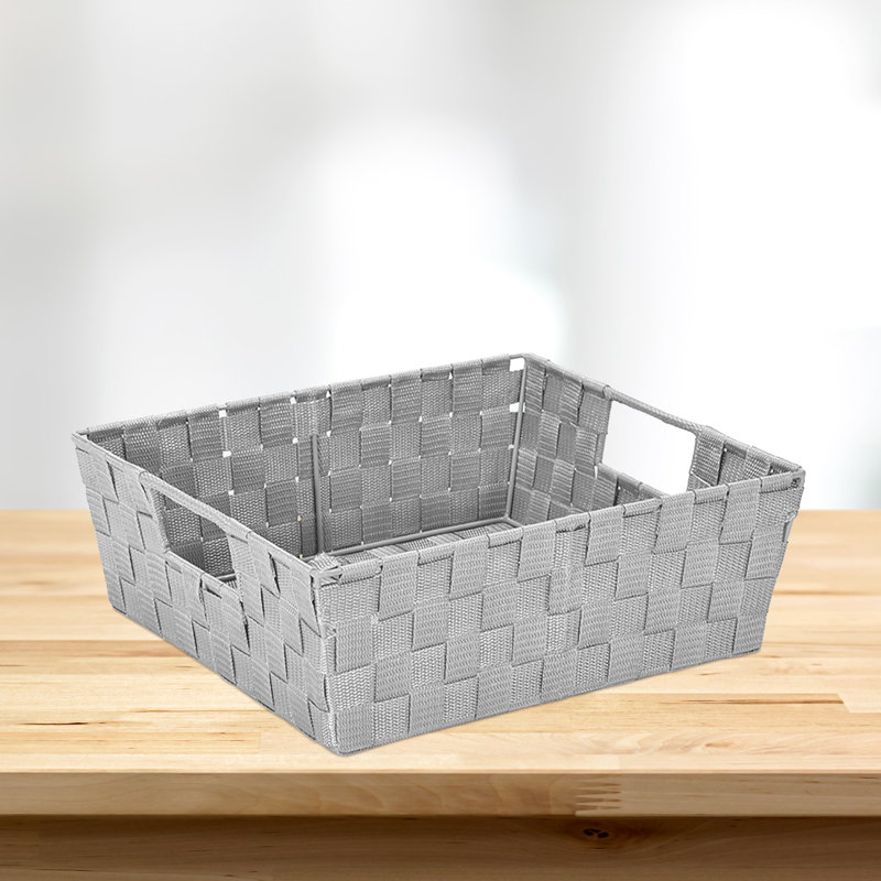 Simplify Fabric Box, Heather Gray