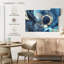 Avery gris et bleu abstrait-106308818