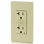 Leviton SmartlockPro 20 Amp 125 Volt Duplex Ivory GFCI Outlet 5-20R 1 Pack