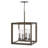 Rhodes 4-Light Outdoor Open Box Chandelier with Clear Seedy Glass Shades