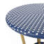 Ensemble français d'extérieur en rotin et aluminium 3 pièces