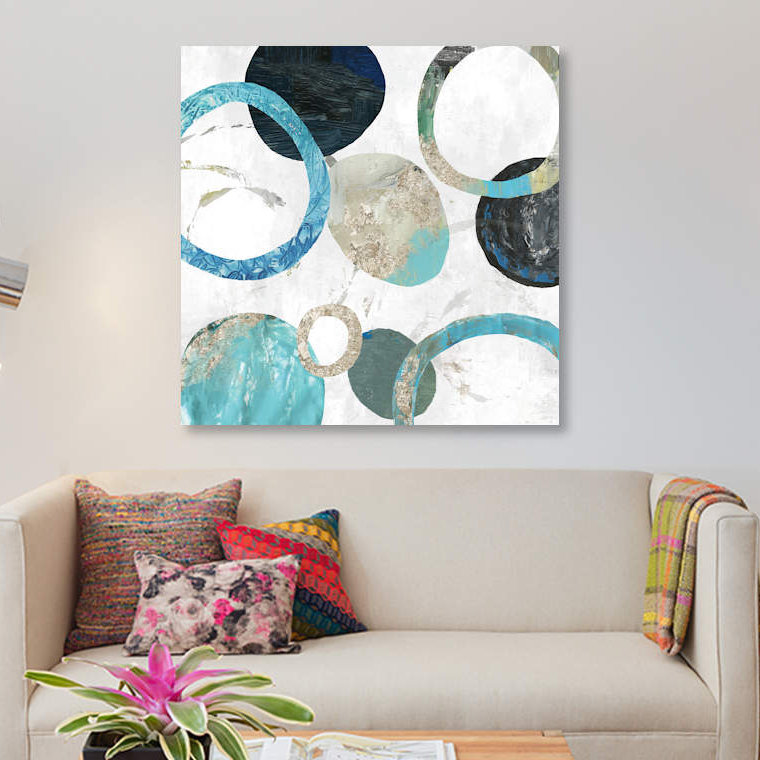 « rings ii », impression sur toile, H 48 po x l 48 po x P 1,5 po, Toile tendue