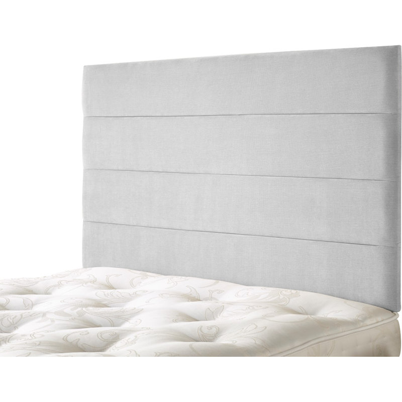 Accokeek Upholstered Headboard, Double (4'6"), Silver