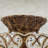 4 - Light Ornate Crystal Semi-Flush Mount