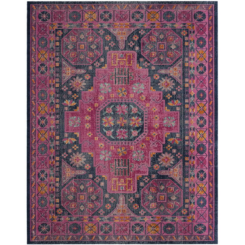 Goddard Oriental Hand Woven Area Rug, Rectangle 201 x 274 cm