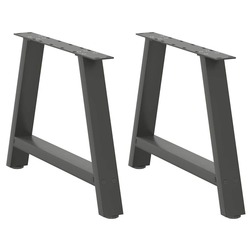 Sarbash Table Leg, 43cm H x 60cm W, Anthracite