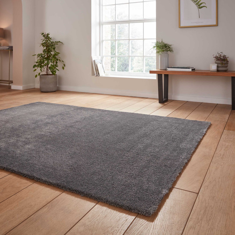 Hud area rug Machine Woven Rectangle Charcoal, Rectangle 80 x 150cm