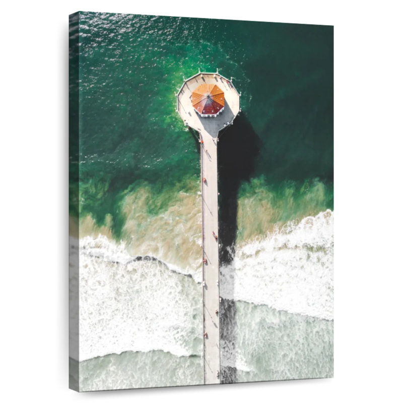 Aletra Iconic Manhattan Beach Pier, 24" H x 16" W