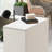 Gradon Rectangle Synthetic Laminate Reception Desk with Filing Cabinet