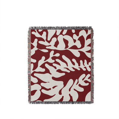Booker Floral  Cotton Throw Blanket