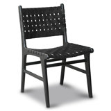 Valentina Teak & Leather Dining Chair