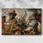 La chasse au loup et au renard - Peter Paul Rubens - Toile tendue avec châssis-c. 1616-650974676